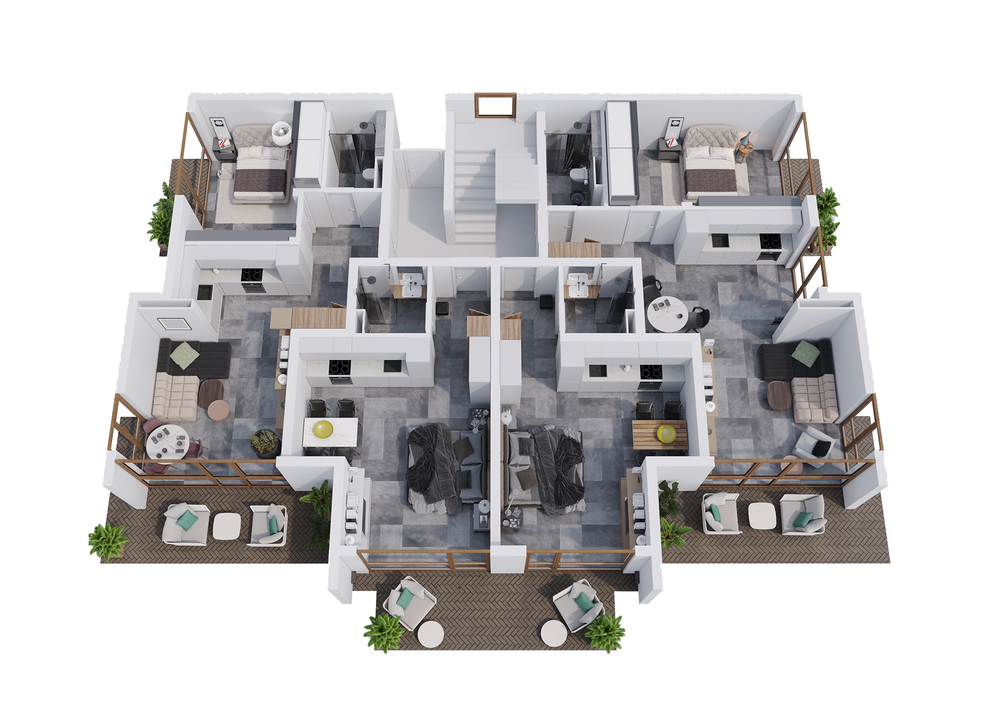 Burgas Bay - A-B - floor 1