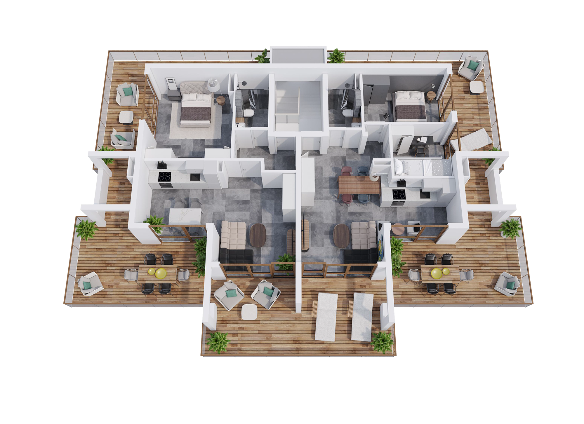 Burgas Bay - A-B - floor 3